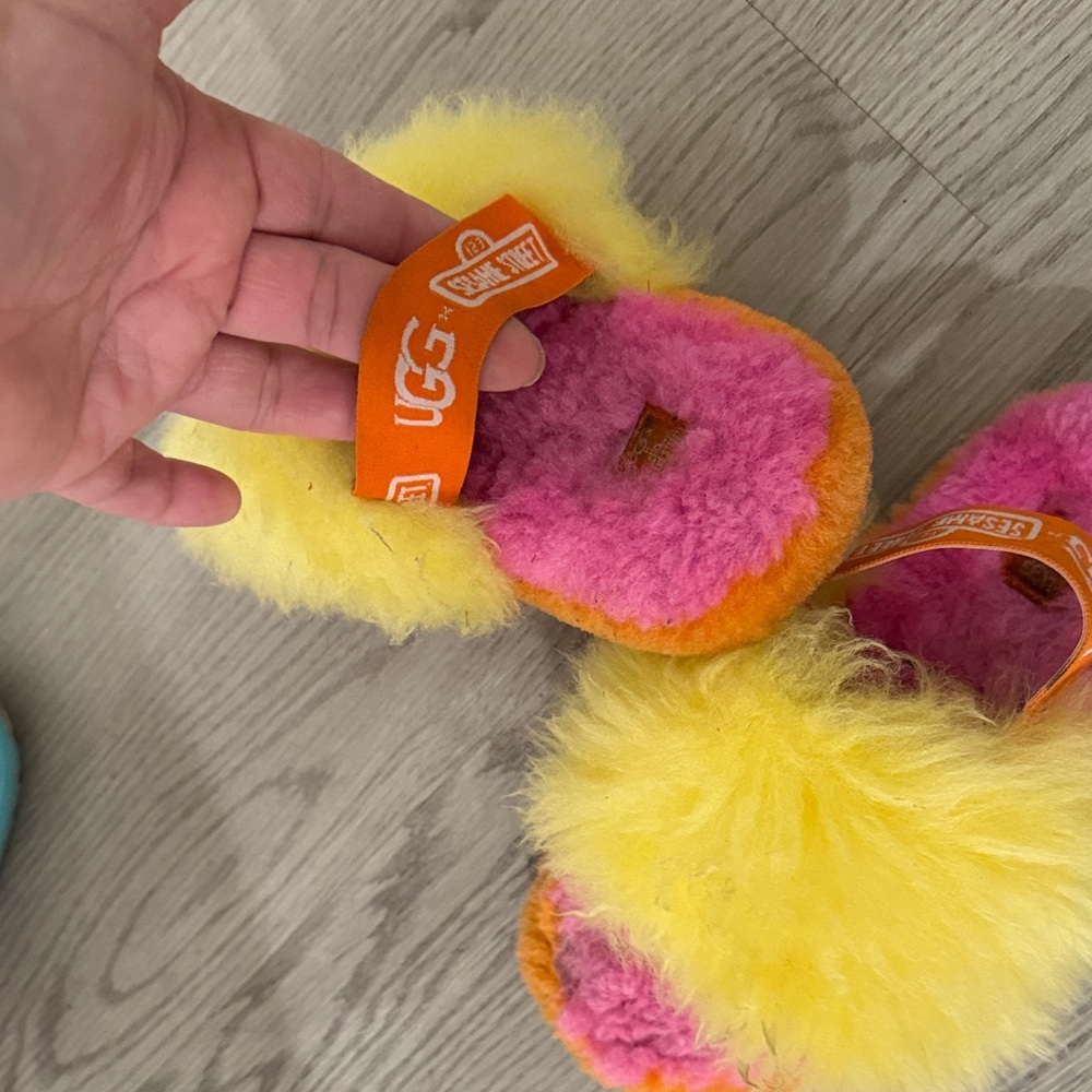 Colorful Fuzzy Slippers by UGG - Picture 6 of 9